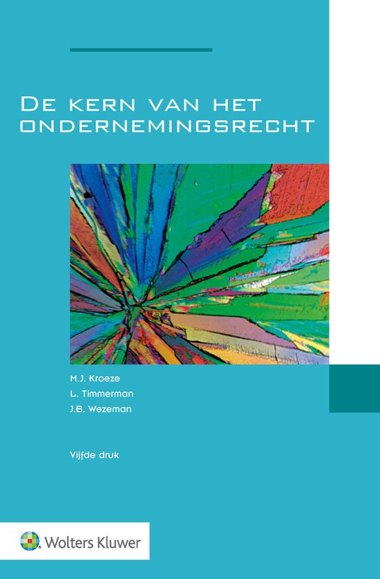 De kern van het ondernemingsrecht - cover