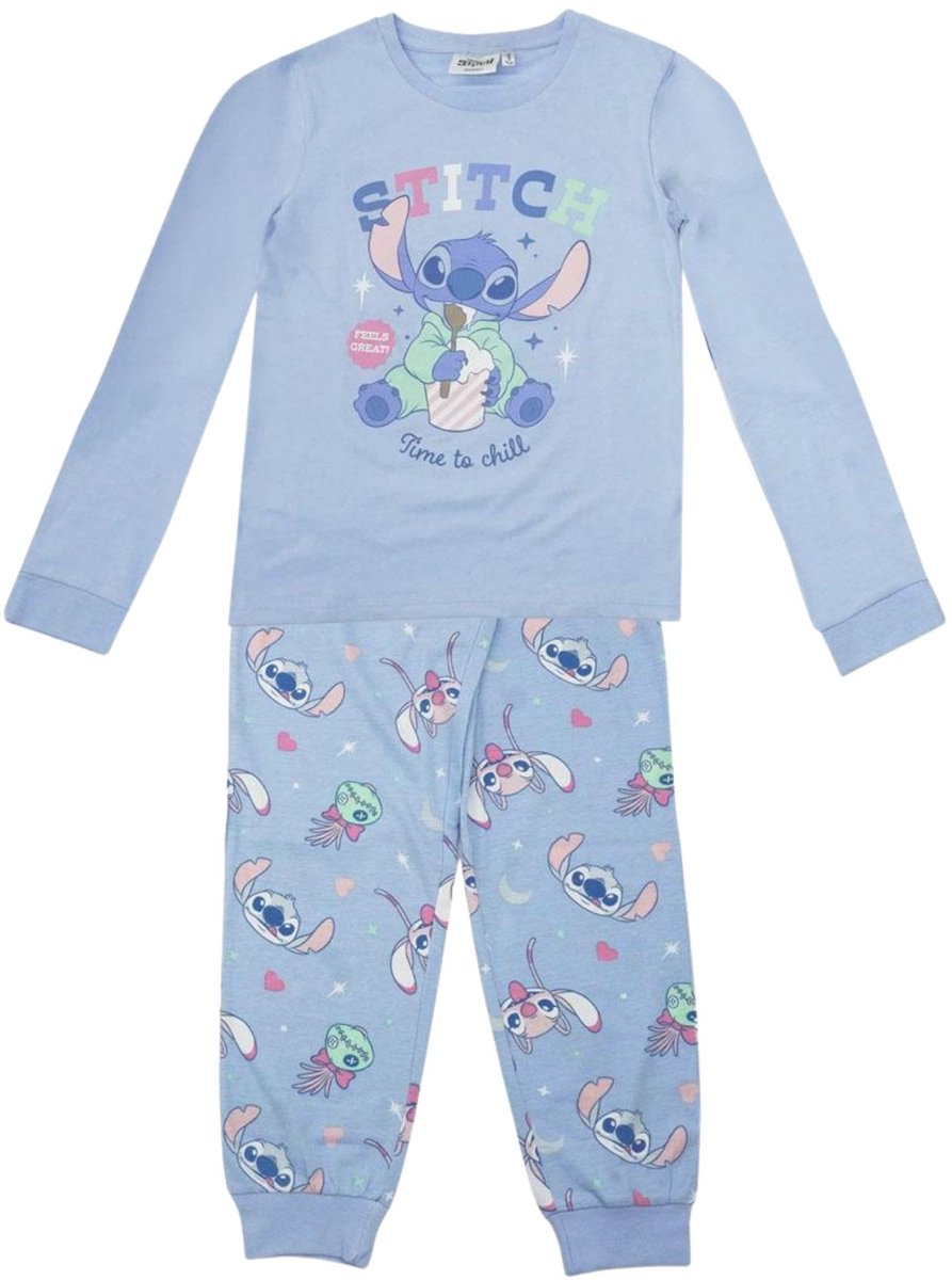 Cerda Group Stitch Pyjama Blauw 10 Years Jongens,Meisjes