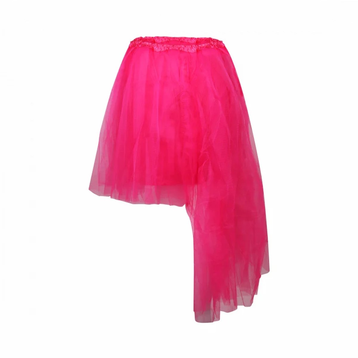 Fuchsia tutu rok high-low