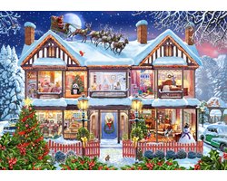 Bluebird Puzzle kerst puzzel Christmas House - 2000 stukjes karton.