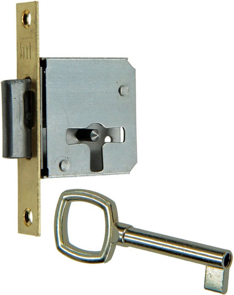 Mack Insteek meubelslot : 3 standen 30 mm 1stuk