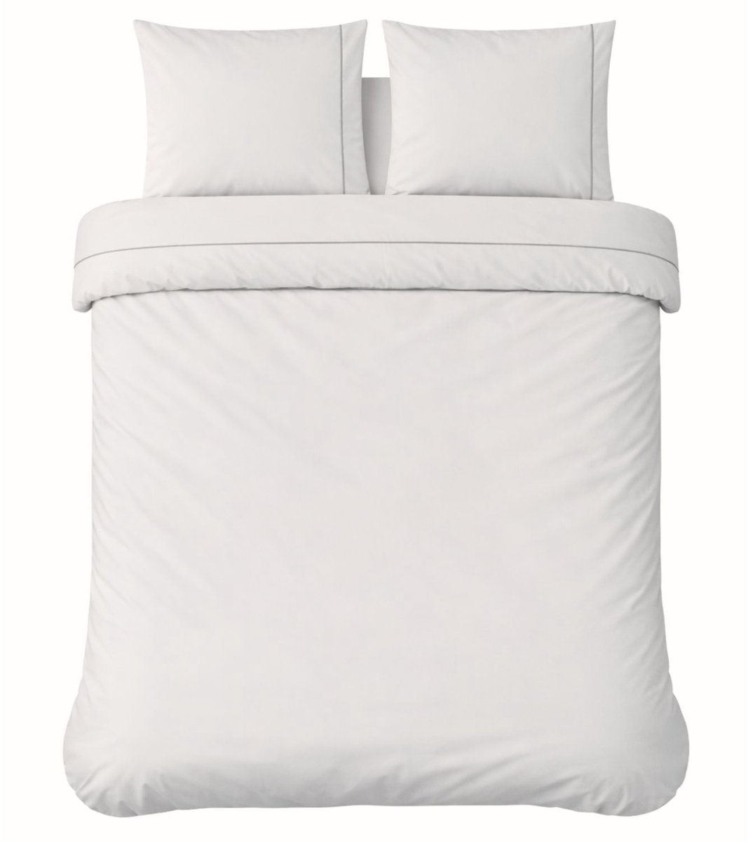 Papillon Monte Carlo Dekbedovertrek Wit - 200x200/220 cm - Zeer Hoogwaardige Kwaliteit - Super Zacht