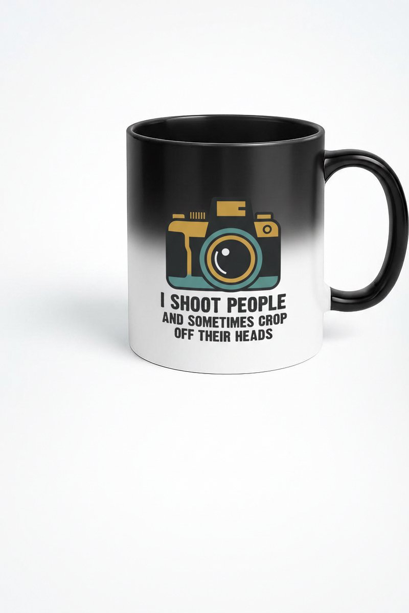 I Shoot People Fotografie Mok - Magische Warmtegevoelige Koffiemok