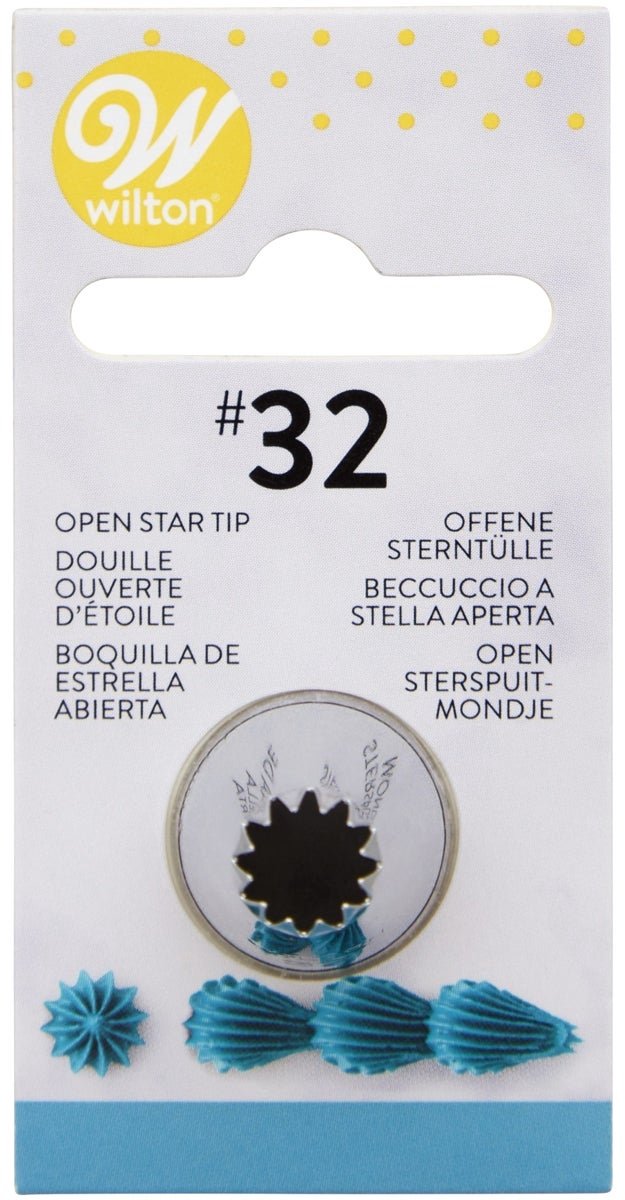 Wilton Spuitmondje - #032 Open Ster - Garneerspuit voor Taartdecoratie
