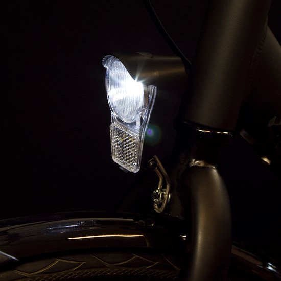 Spanninga Moderne LED-koplamp - geïntegreerde reflector - batterijvoeding - veelzijdige montage - 4 Lux - inclusief batterijen van Spanninga — afbeelding 4