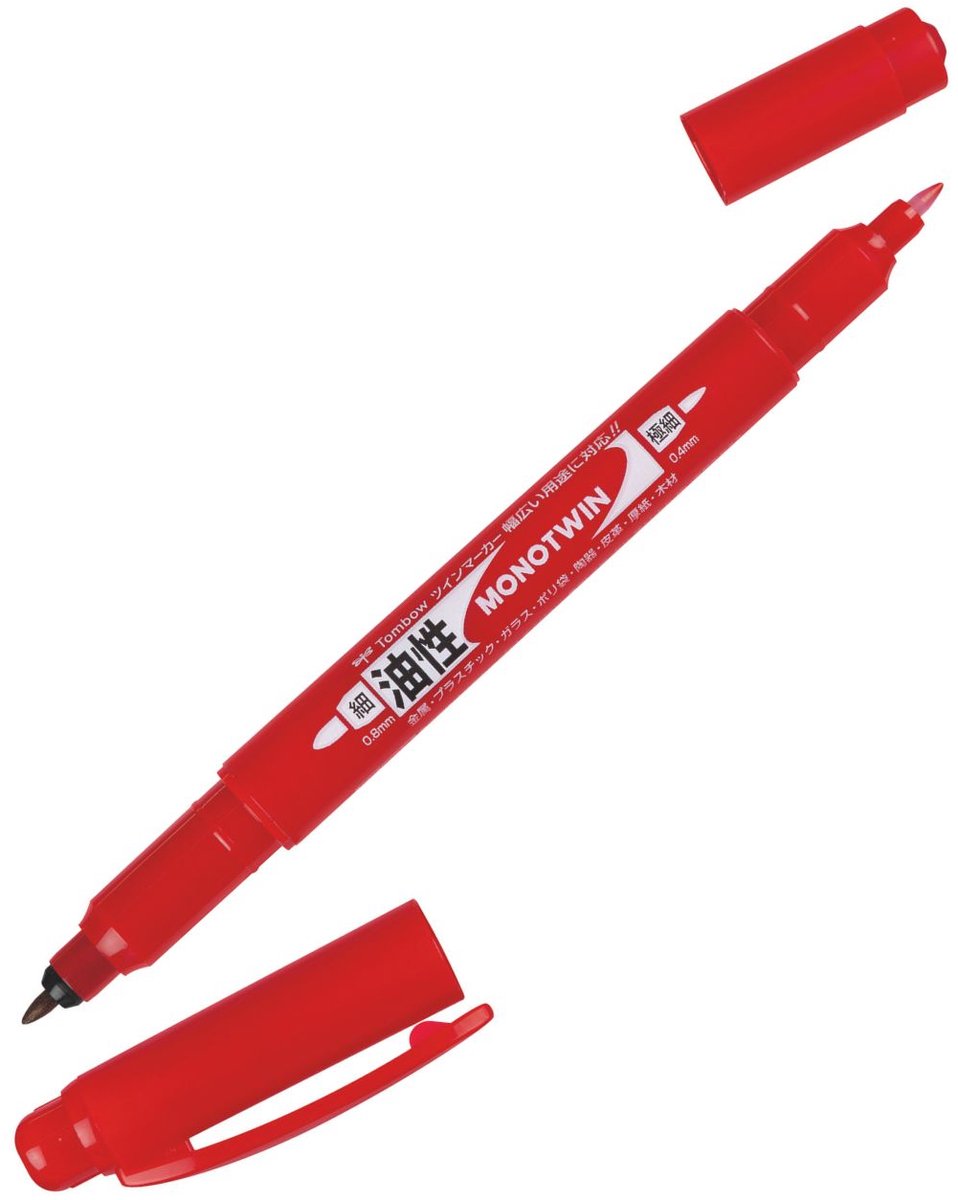 Tombow Monotwin marker - Twinmarker - Rood