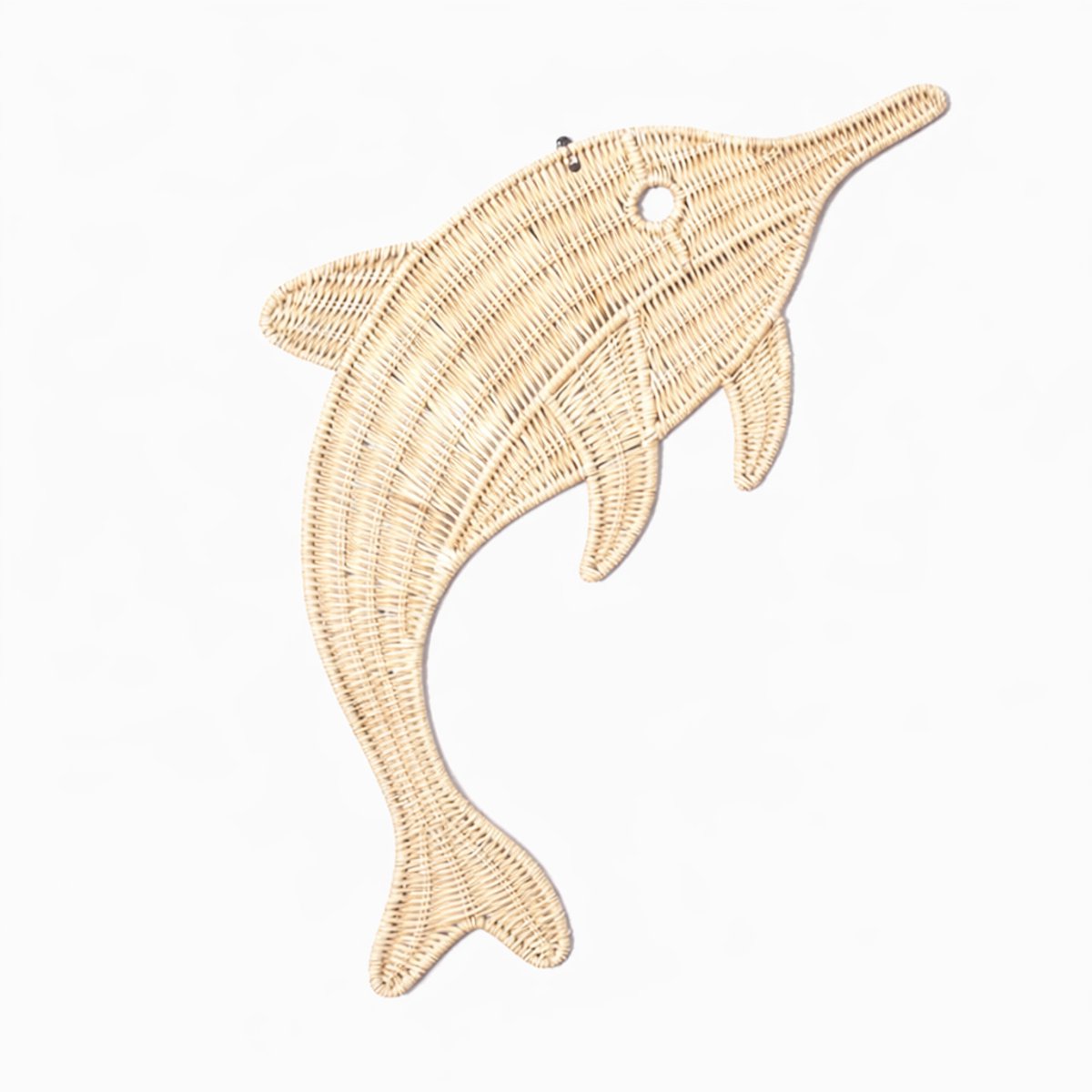 Rotan - Wanddecoratie - Dolfijn - Decoratie - Babykamer - Kinderkamer - Kado