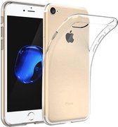 Iphone 7&8 Silicone hoesje Tpu transparant +1x Screen Protector