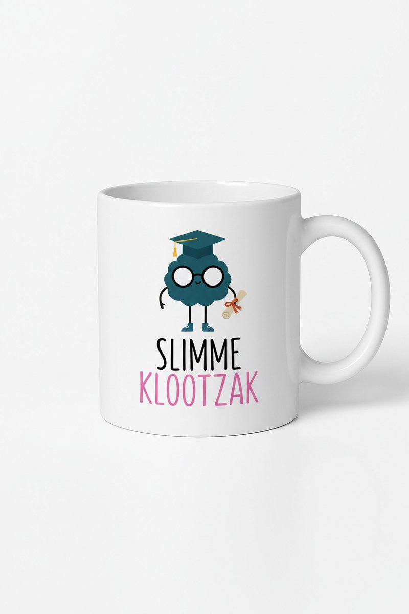 Slimme Klootzak Mok - Cadeau voor Geslaagde Studenten - 330ml