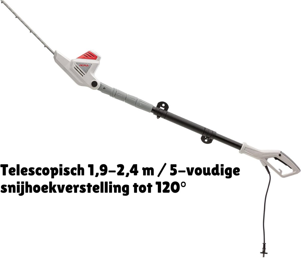 Aurixi® Heggenschaar Telescopisch - Grijs - 241cm x 10cm x 19cm thumbnail 2