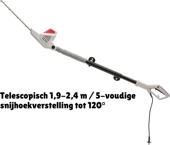 Aurixi® Heggenschaar Telescopisch - Grijs - 241cm x 10cm x 19cm van Merkloos	 — afbeelding 2
