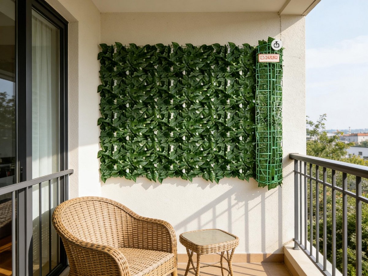 Omabeta Tuinserie Artificiële Gras Wandpaneel voor Binnen en Buiten – 120x40 Inch – Groen