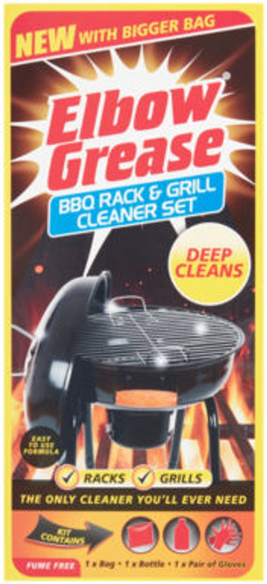 Deep Cleans Elbow Grease - Grillreinigingsset - krachtige reiniger, geschikt voor alle grilltypes