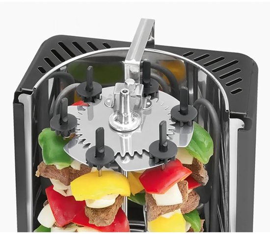 Clatronic DVG 3686 - Verticale Multi Grill - Gyrosgrill - Kebabgrill — afbeelding 4