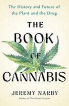 Boekomslag: 'The Book of Cannabis' met een aquarel van cannabisbladeren en de titel in grote letters.