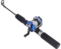 Ijshengelset 50cm - Compleet Visgerei voor Ijsvissen in de Winter met Koolstofvezel Rod