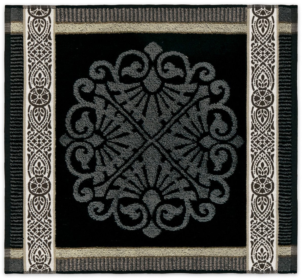 DDDDD - Rozet - 6x Keukendoek - Set van 6 - Katoen - Effen - 50x55 cm - Print - Grijs