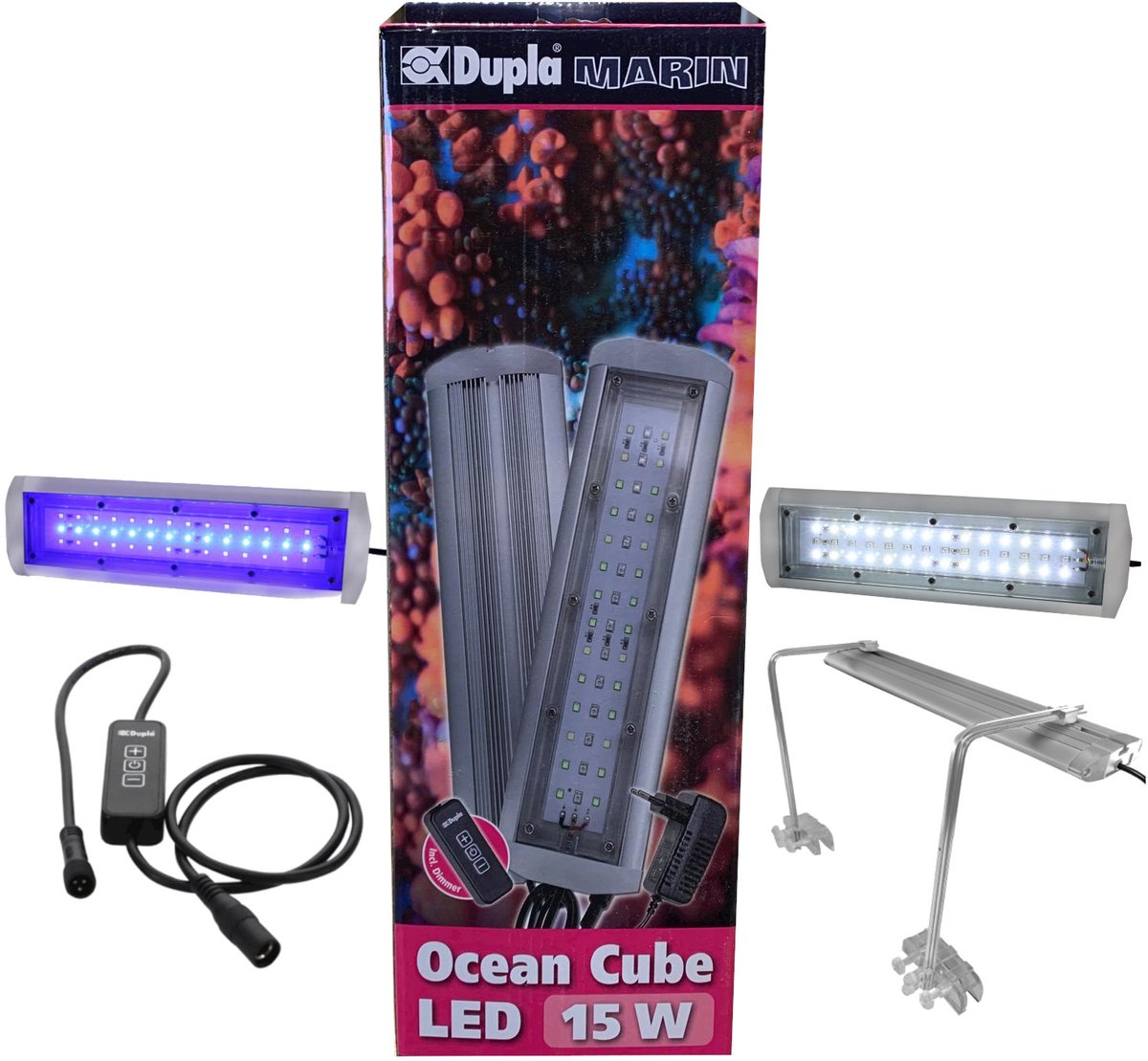 Nano Aquarium 40x40x40cm complete set met pomp, eiwitafschuimer en lamp thumbnail 2