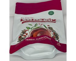 Originele LULATUX Detox Tea - Slimming Tea with Dandelion and Ginseng to Support Goals for Detox Cleanse, Flat Belly, Bloating, Healthy Weight and Digestive Health - Women & Men - Peach Flavor (28 Servings)