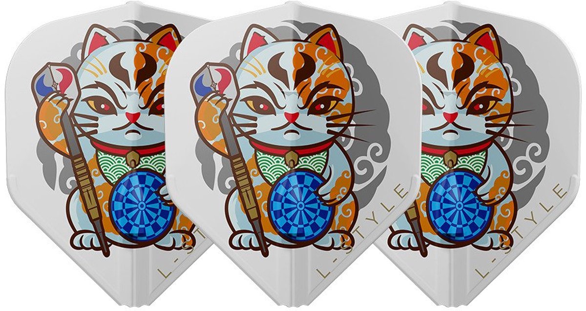 L-Style L1 Pro Kevin Chatte V1 White - Dart Flights