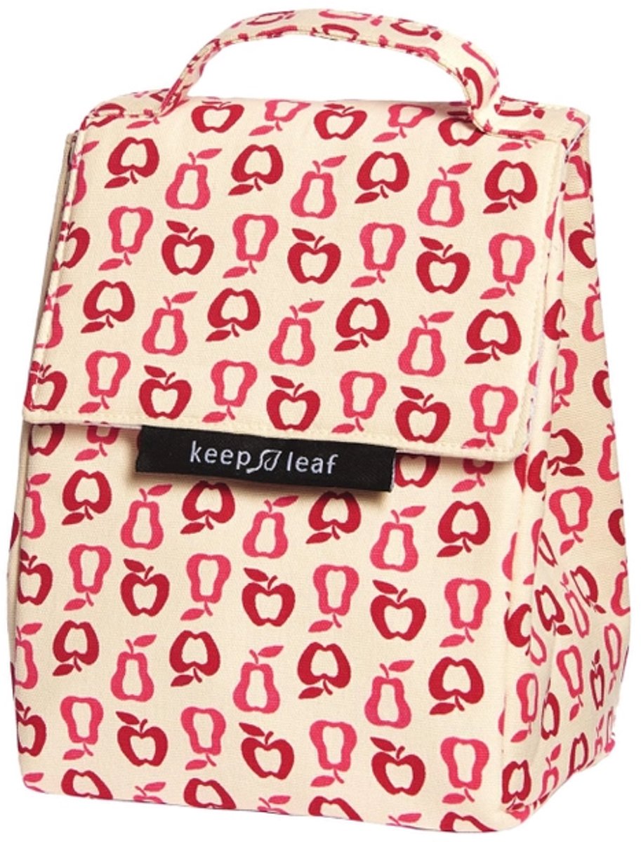 Lunchtas Keepleaf Biologisch Katoen 24x18x12 Roze