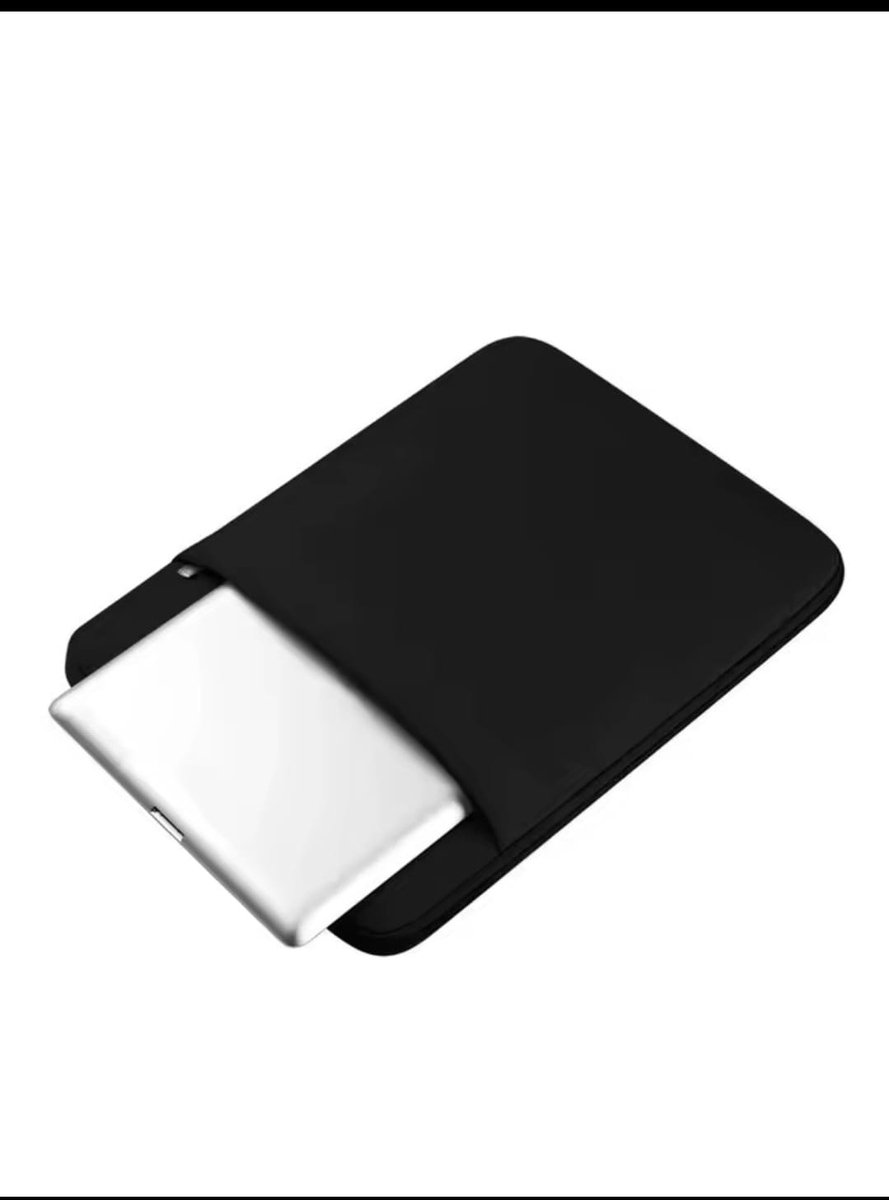 Laptophoes-geschikt voor 15.6 inch-Laptop sleeve met vak