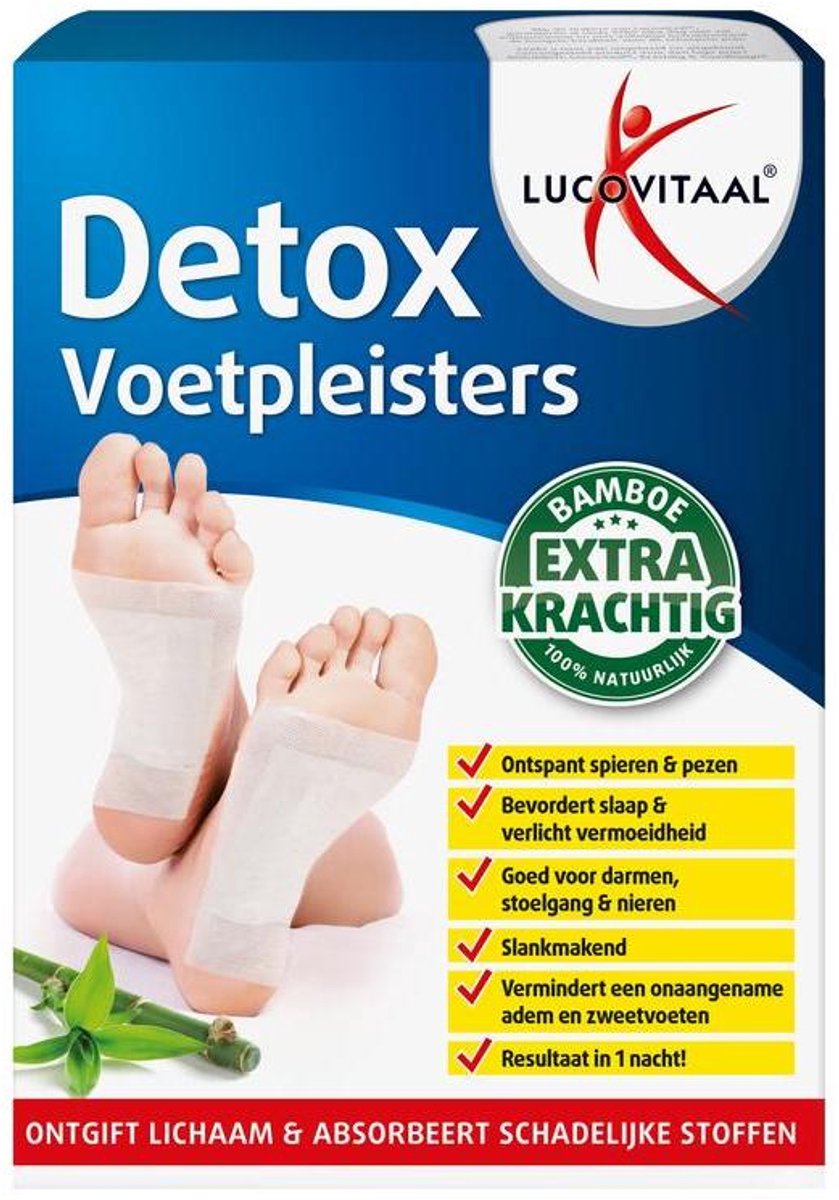 Lucovitaal Detox Voetpleisters - 5 Behandelingen