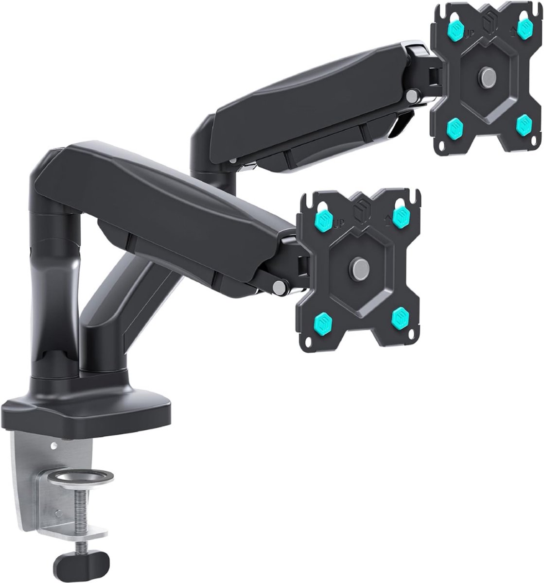 SCH® Monitor Arm 2 Schermen - Monitor Arm - Zwart - ‎42cm x 31cm x 17cm