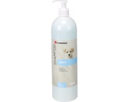 Hondenshampoo Puppy – 1L – extra milde shampoo voor gevoelige puppyhuid – zachte verzorging – Flamingo