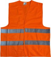 Mexxo Veiligheidshesje oranje - 100% polyester - one size - reflecterend