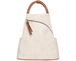 THL Design - Dames Rugzak - Kleine Rugtas - Anti Diefstal - Beige