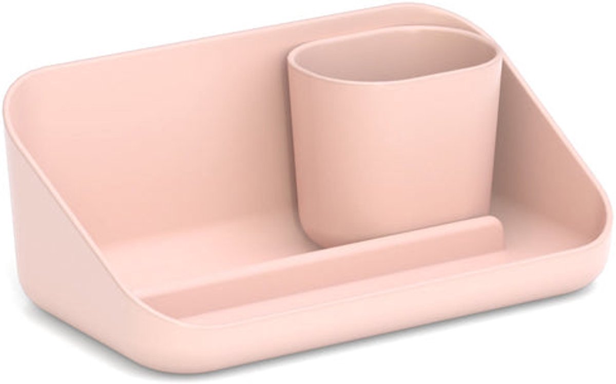 Ekobo - Bureau organizer - Compact ontwerp - Milieuvriendelijk - roze