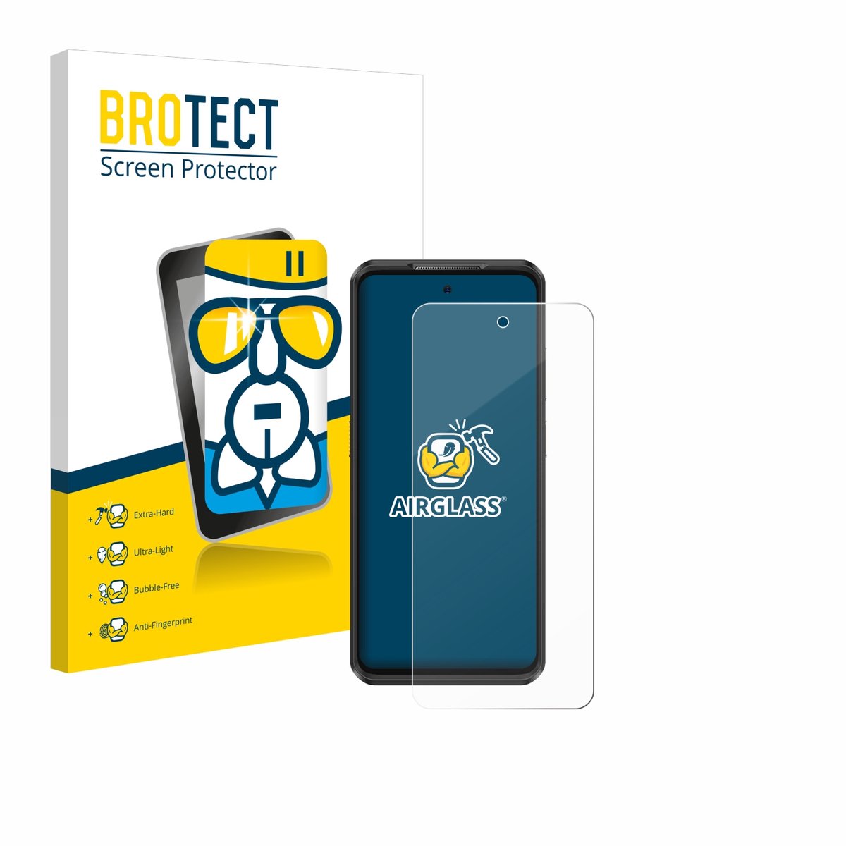 Screenprotector voor Ulefone Armor 25T Pro Beschermglas transparant