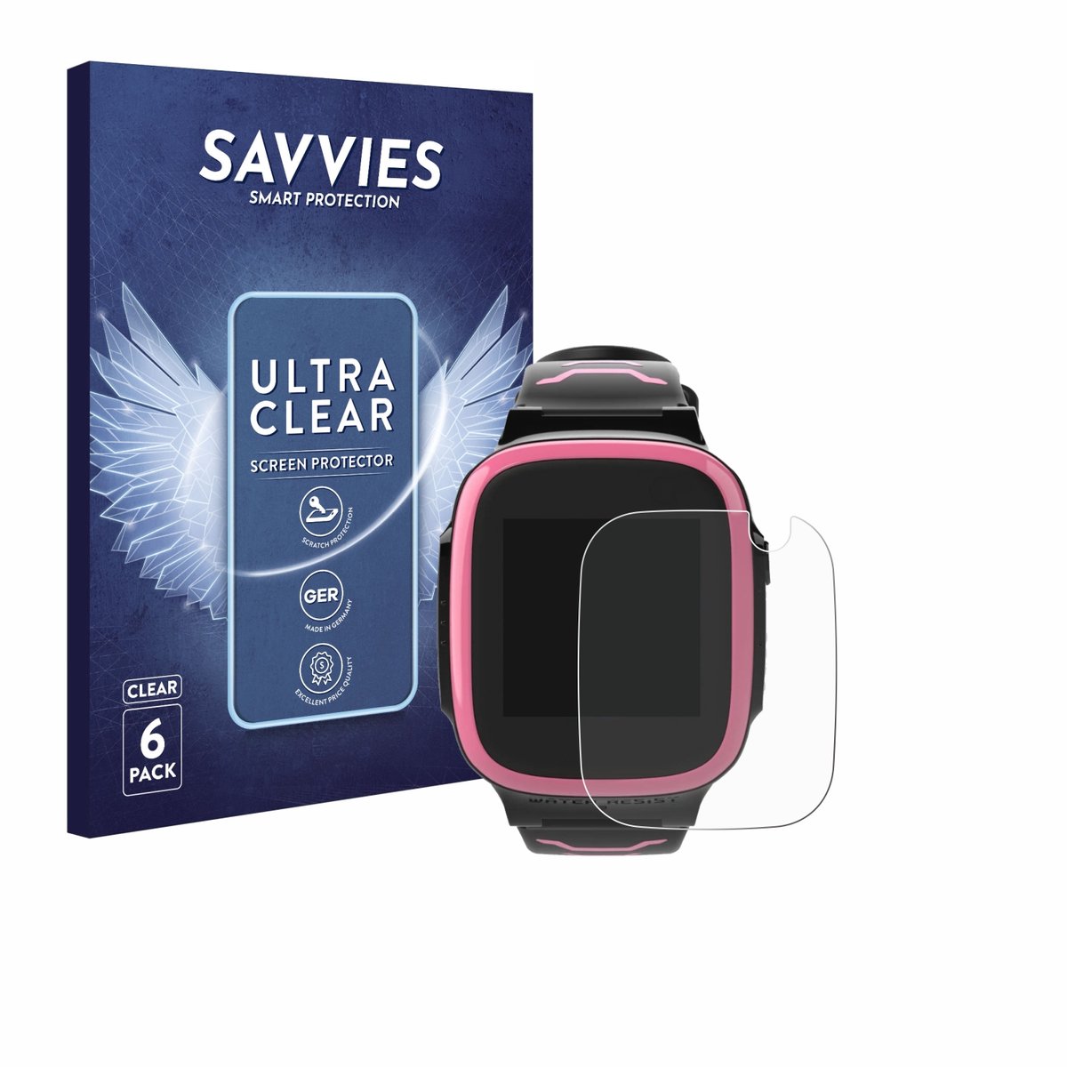Savvies - Screenprotector voor Xplora X5 Play - Folie Beschermfolie transparant 6 Stuks