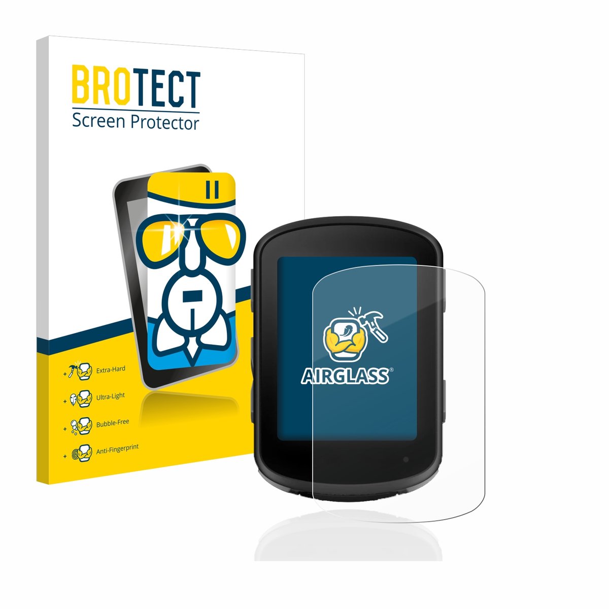 Screenprotector voor Garmin Edge 540 Beschermglas transparant