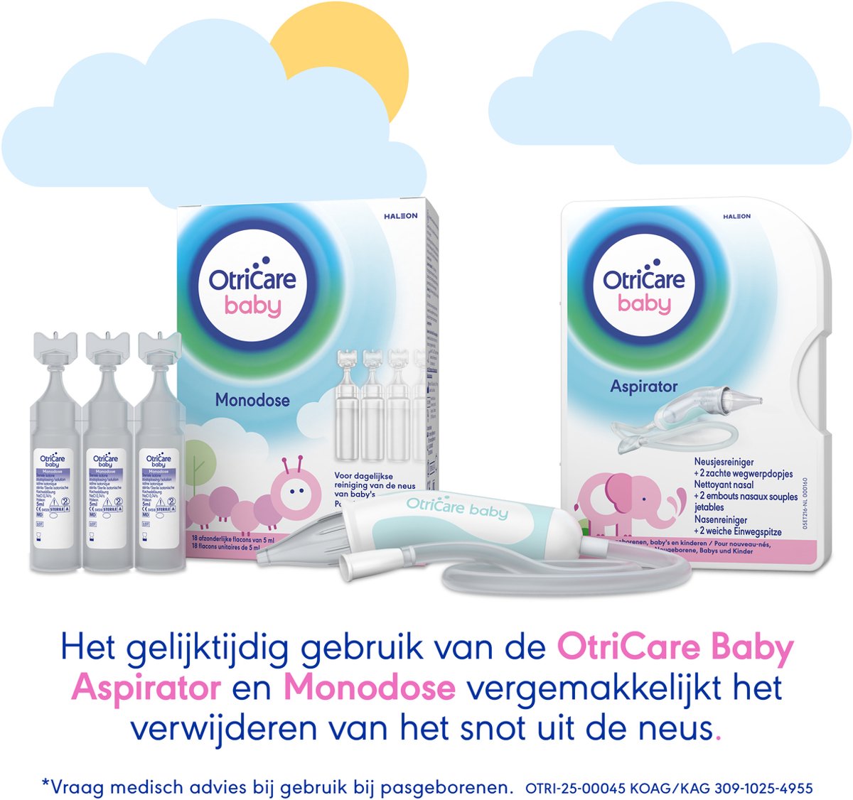 OtriCare Baby Aspirator - Neusjesreiniger - Verstopte Neus - Zachte Manier Verwijderen Neusslijm - Eenvoudig en Hygiënisch Gebruik - Help je baby beter ademen, eten en slapen - 1 stuk — cadeau in Cadeau-ideeën - foto 7