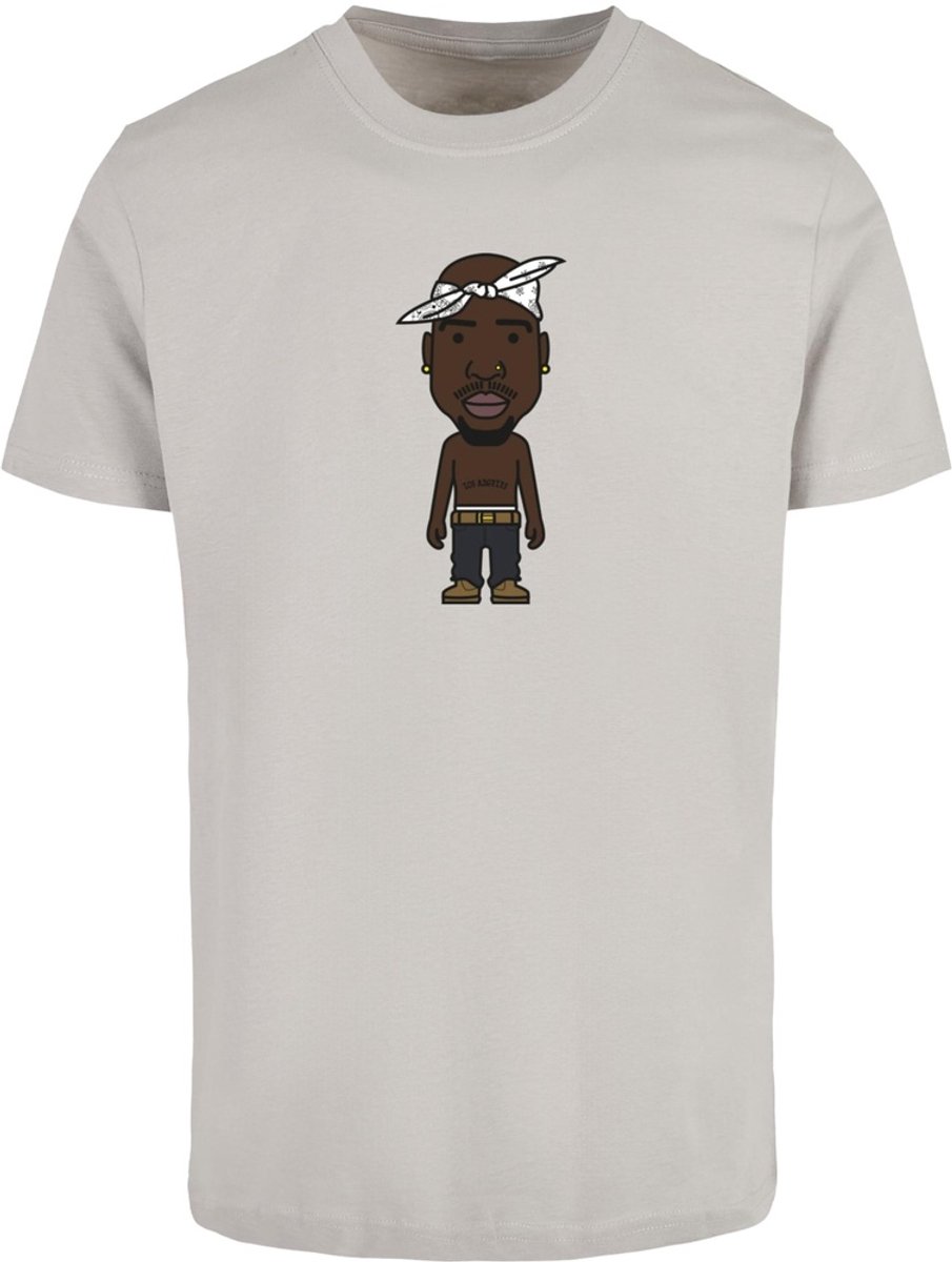 Mister Tee LA Sketch Heren Tshirt XXL Grijs