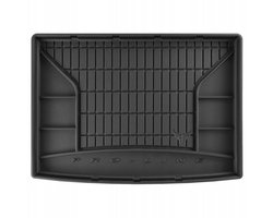 Frogum - DryZone - Kofferbakmat 3D met Organizer - Geschikt voor MERCEDES-BENZ B-Klasse (W246) 2011-2018 - Hoge laadvloer - TPE Rubber - Zwart