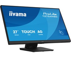 iiyama ProLite T2754MSC-B2AG computer monitor 68,6 cm (27") 1920 x 1080 Pixels Full HD LED Touchscreen Multi-gebruiker Zwart