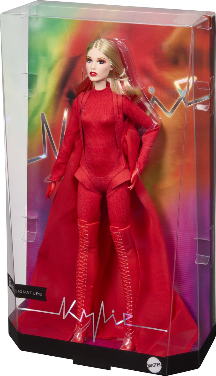 Mattel Barbie pop Kylie Minogue - poppen speelgoed collector. — afbeelding 2
