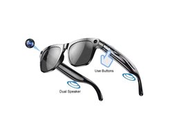 Slimme AI Zonnebril - Camera - Muziek - Bellen - Bril