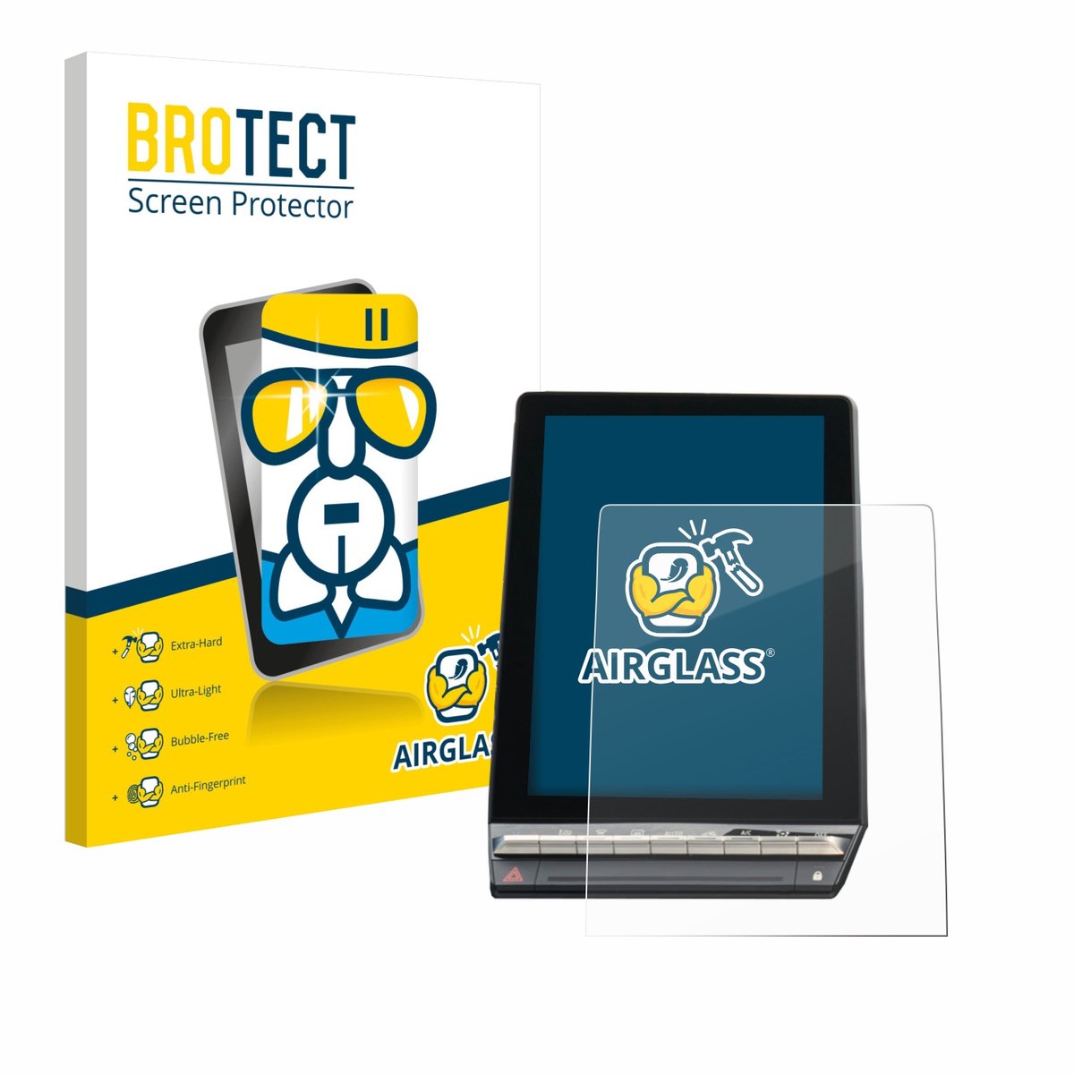 Screenprotector voor Renault Capture 2024 10,4" Beschermglas transparant