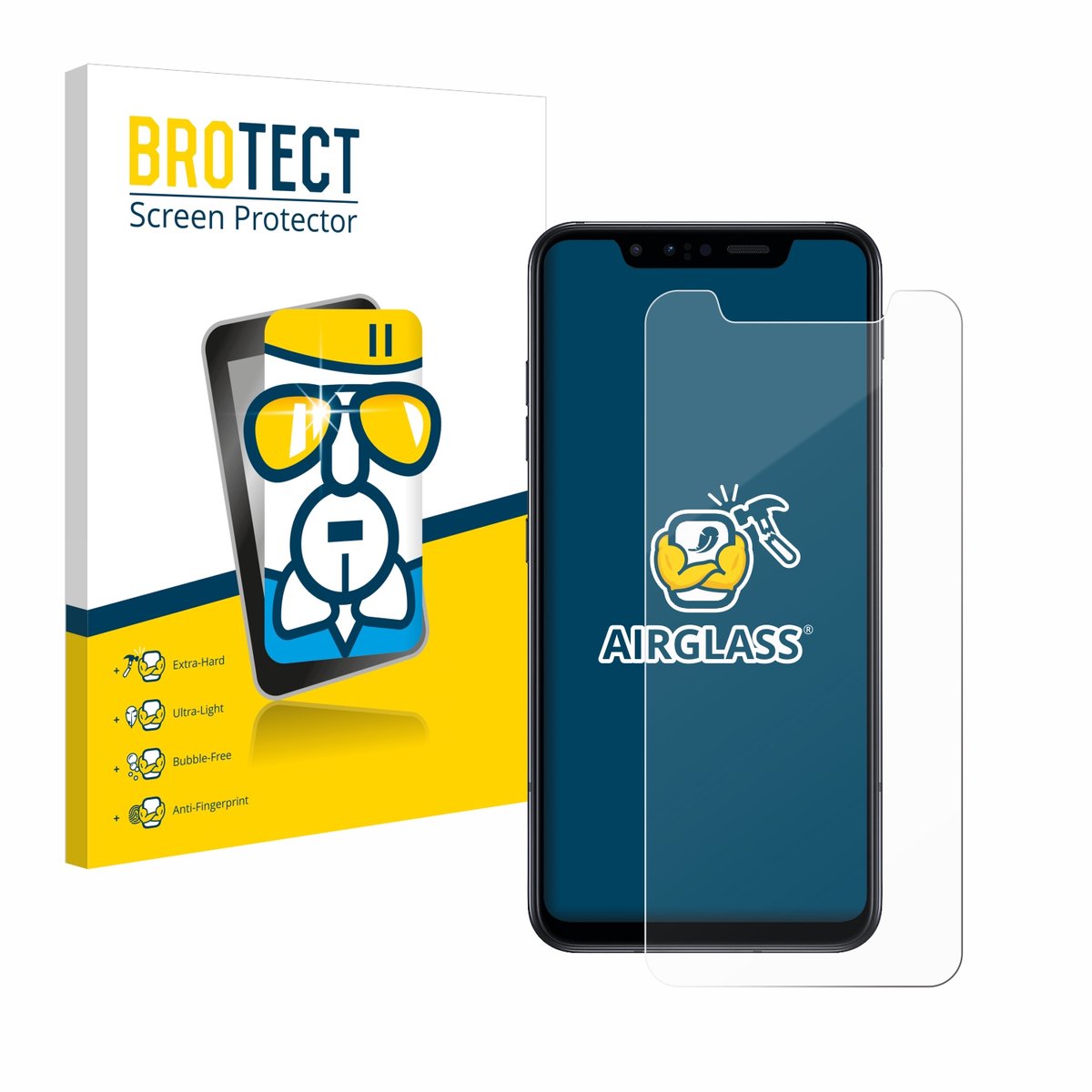 Screenprotector voor LG G8s ThinQ Beschermglas transparant