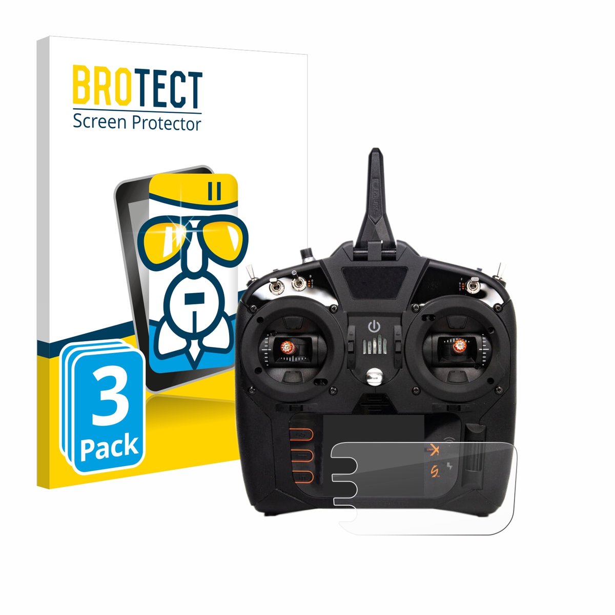 Screenprotector 3 Stuks voor Spektrum NX8 Beschermglas transparant