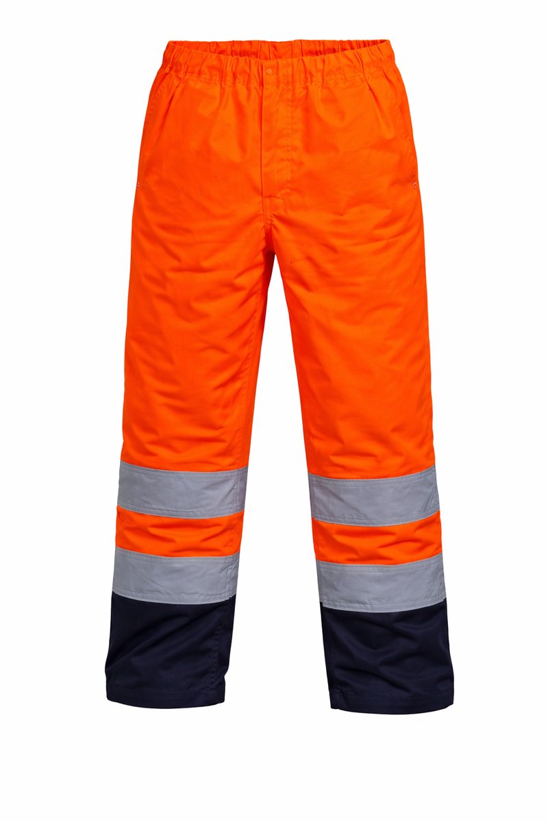 Werkbroek High Visibility – Helly Hansen 70444 – Fluor Oranje – Reflecterend – EN ISO 20471 Klasse 2 – Waterdicht & Gevoerd – Maat L