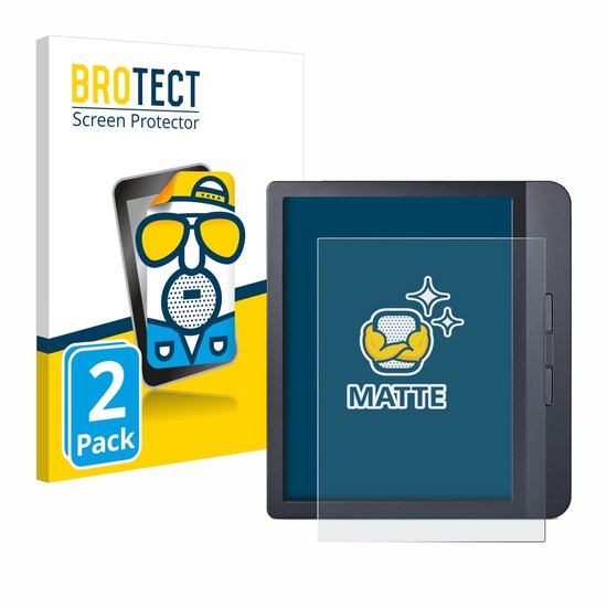 BROTECT - Protecteur d'écran pour Kobo Libra H2O / Color 2024 - Film de protection mat (2 Pièces)