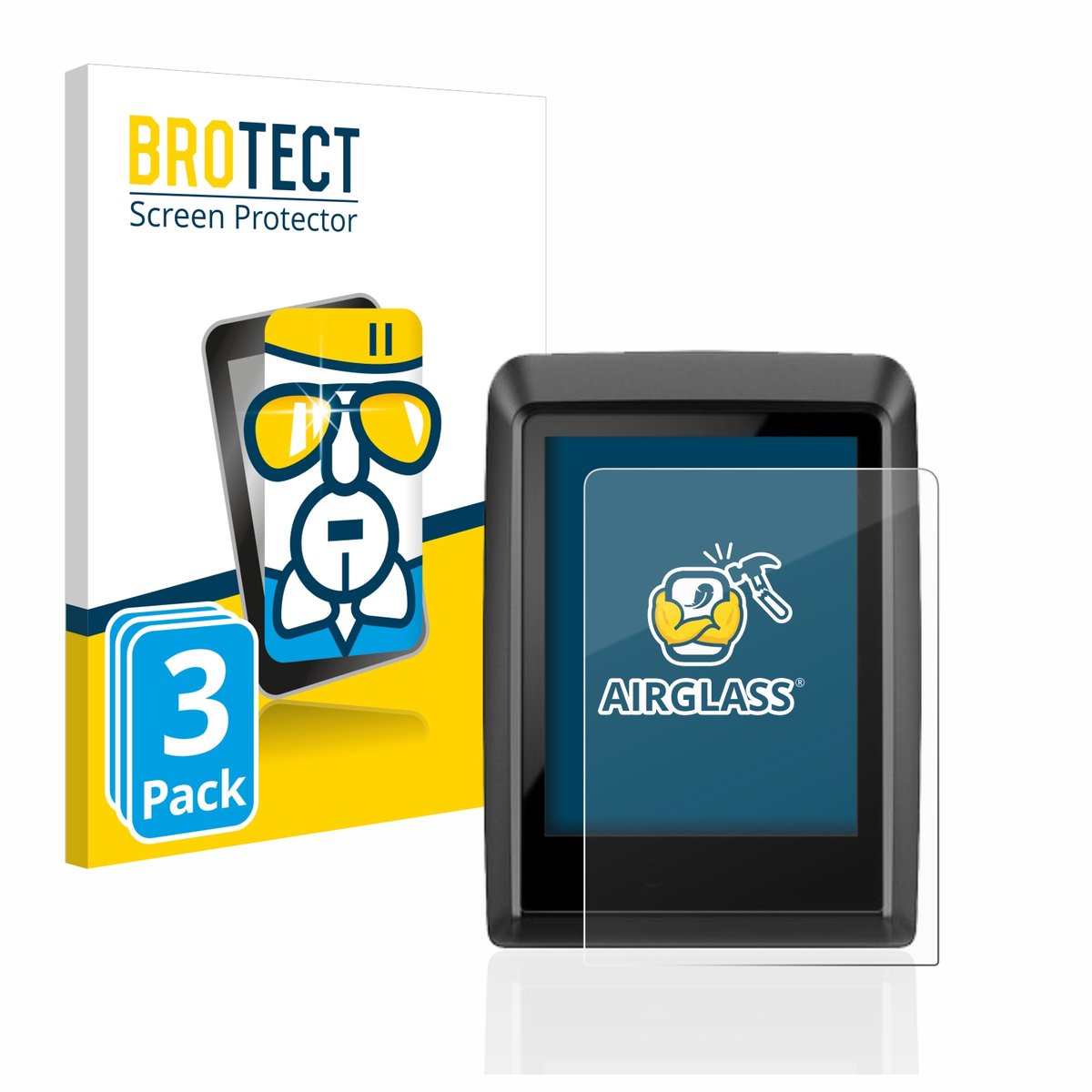 Screenprotector 3 Stuks voor Bosch Kiox 300 Beschermglas transparant