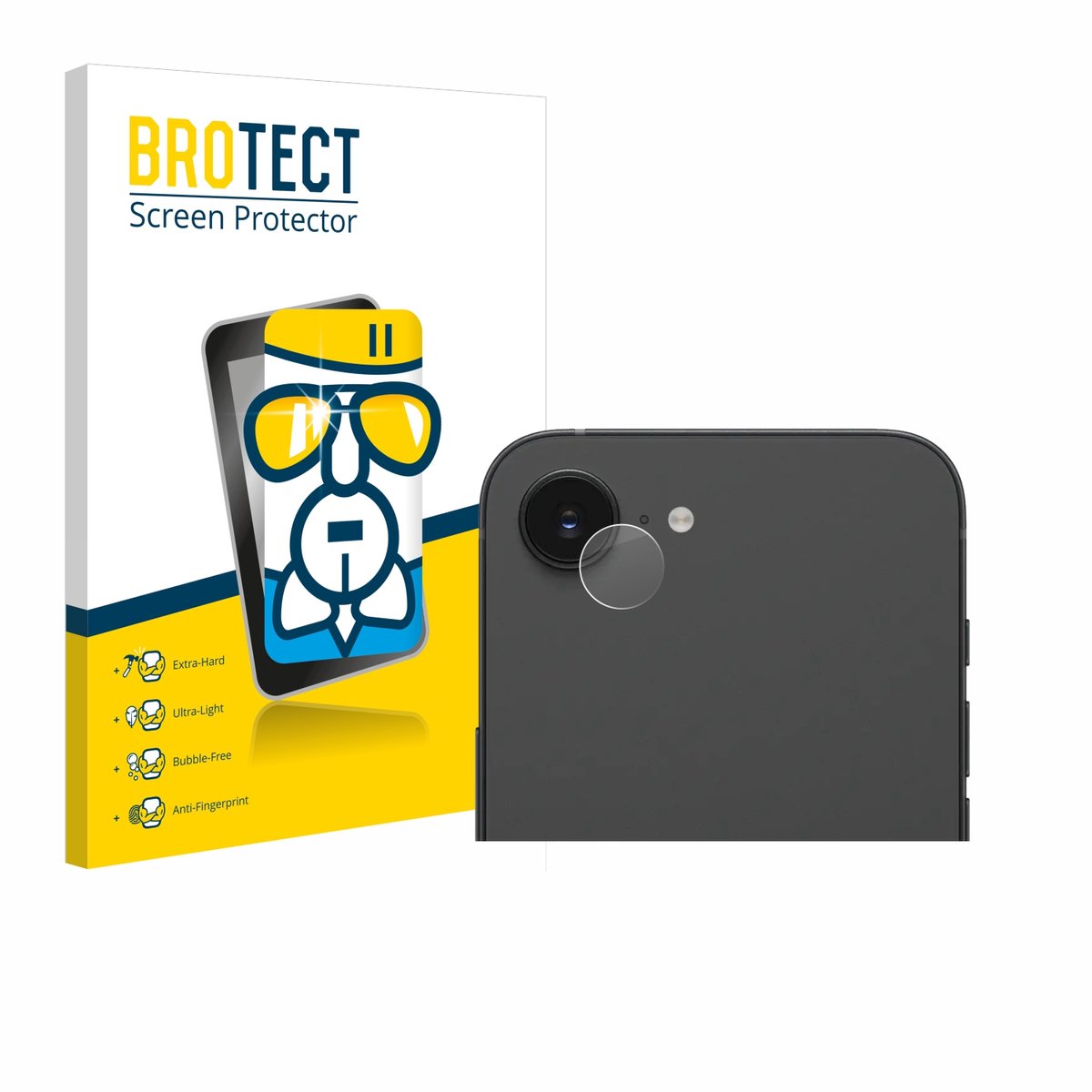Screenprotector voor Apple iPhone 16e / 17e Beschermglas transparant