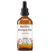 Bhringraj Olie 100ml Pipetfles Glas - Taila - Maceraat Eclipta Alba Bladeren - Huid en Haar