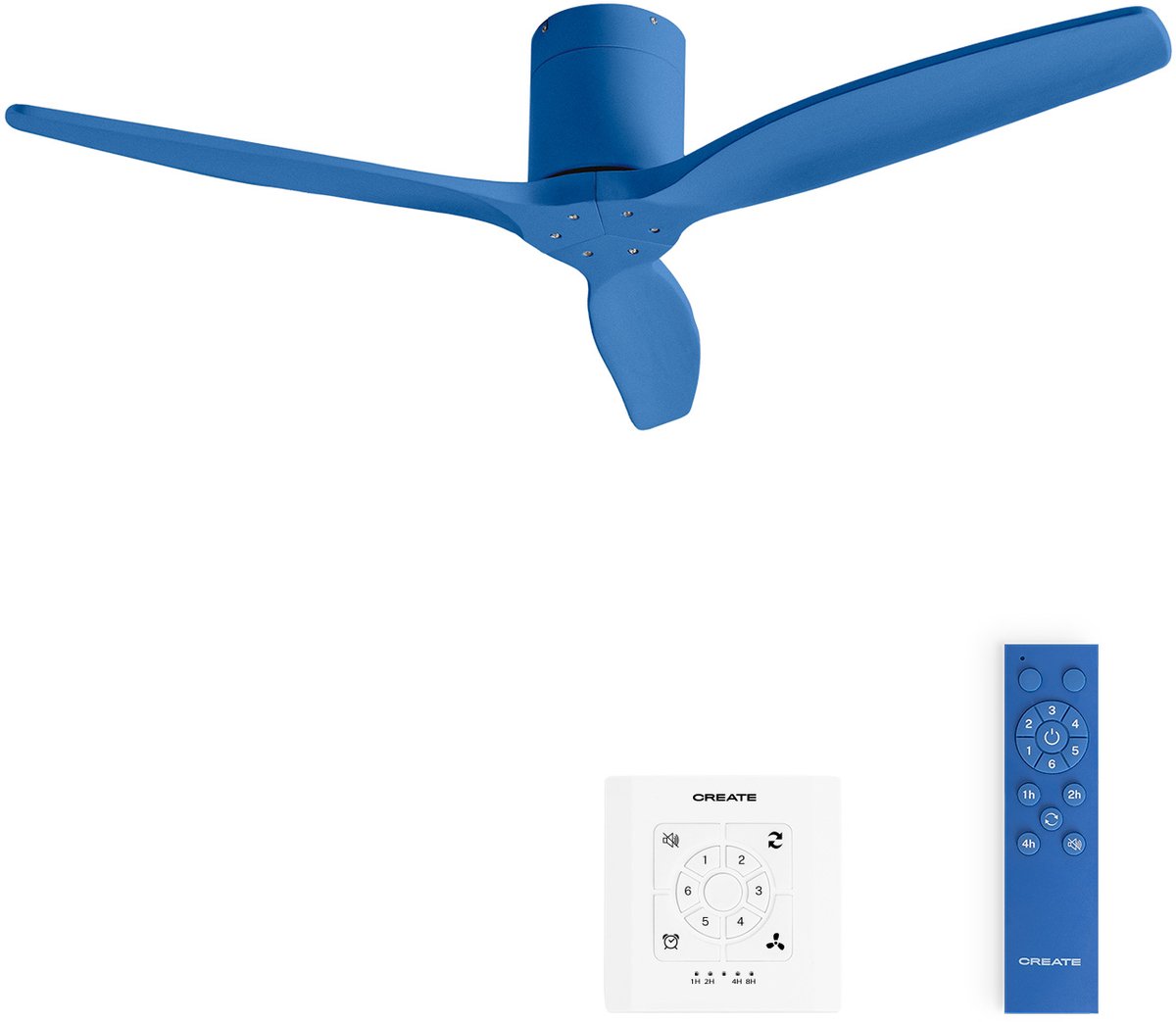 CREATE - Stille 40W plafondventilator met technische ABS bladen in verschillende maten - WIND CALM